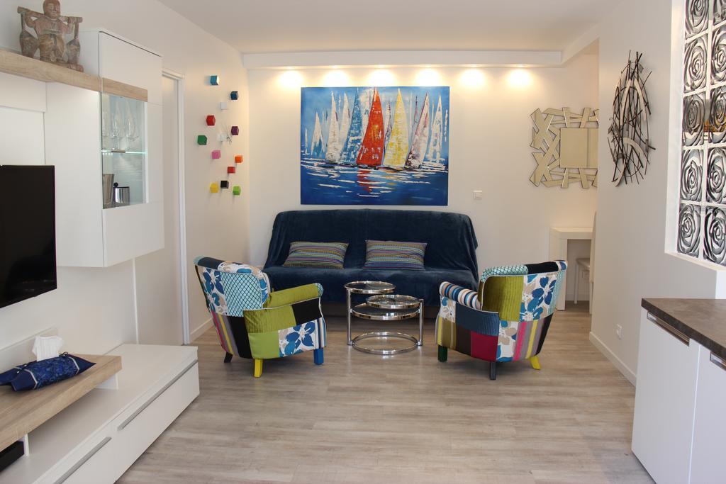 Central Avec Jardin Cannes Bagian luar foto