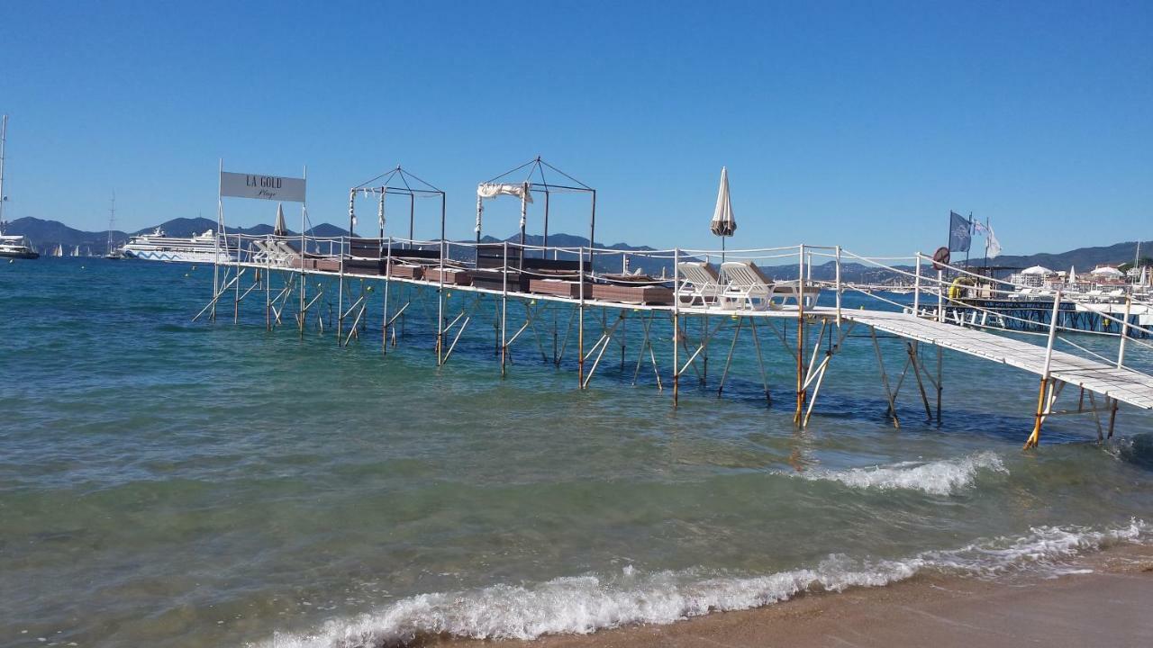 Central Avec Jardin Cannes Bagian luar foto